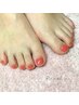 【Foot】ジェルネイルワンカラー〈極上フットケア付き〉￥6600