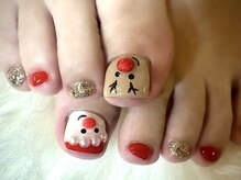 アミュリー ネイル アトリエ(Amury nail atelier)/クリスマス サンタ トナカイ