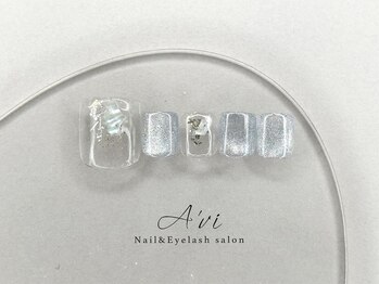 ネイルアンドアイラッシュ アヴィ(Nail and Eyelash A'vi)/フット定額デザイン ¥10400