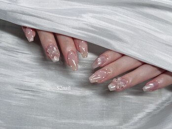 エスツーネイル(S2nail)の写真/【22:00まで営業!!】仕事帰りにも通いやすい◎フラッシュやマグネットなど、カラーは100種類以上ご用意◎