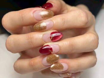 ネイルサロン イズ(NAIL SALON iS)の写真/【2週間の無料保証】人とかぶらないエアブラシデザインからシンプルなデザインまでお任せ★