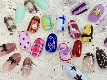 レゴリス ルナ 天神大名(REGOLITH LUNA)の写真/定番~手描き/特殊アートもお任せ☆クオリティにこだわる実力派サロン!アート大好きな1級ネイリストが施術♪