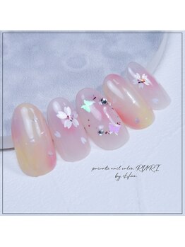 マーブルとチークと桜