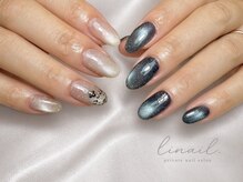 リネイル(linail.)の雰囲気（シンプルネイルもフォルムが大事！パラジェルのモチの良さも◎）
