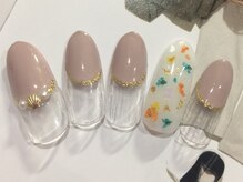 ネイルサロン リリオ(Nail Salon Ririo)/押し花キラキラネイル