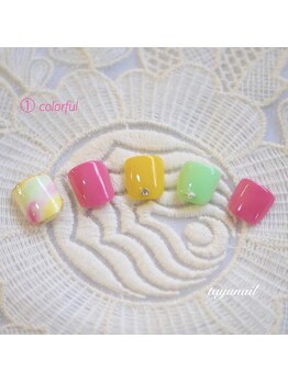 たゆ ネイル(たゆnail)/カラフルネイル