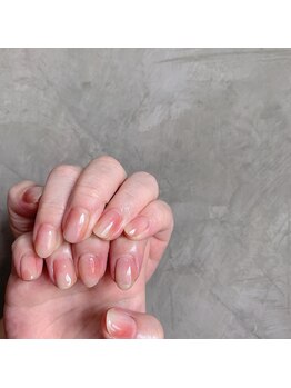 アティックネイルアトリエ(attic nail atelier)/桃ネイル★