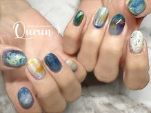 クルン 大阪 御幣島(Qurun)/ネイチャー系ニュアンスネイル