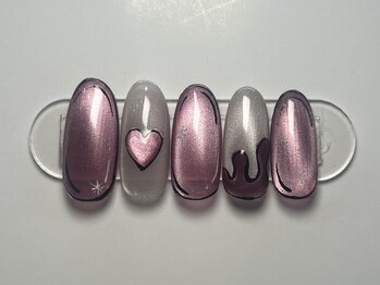 ジョアネイル(JOA Nail)/バレンタイン/マグ/手描きアート