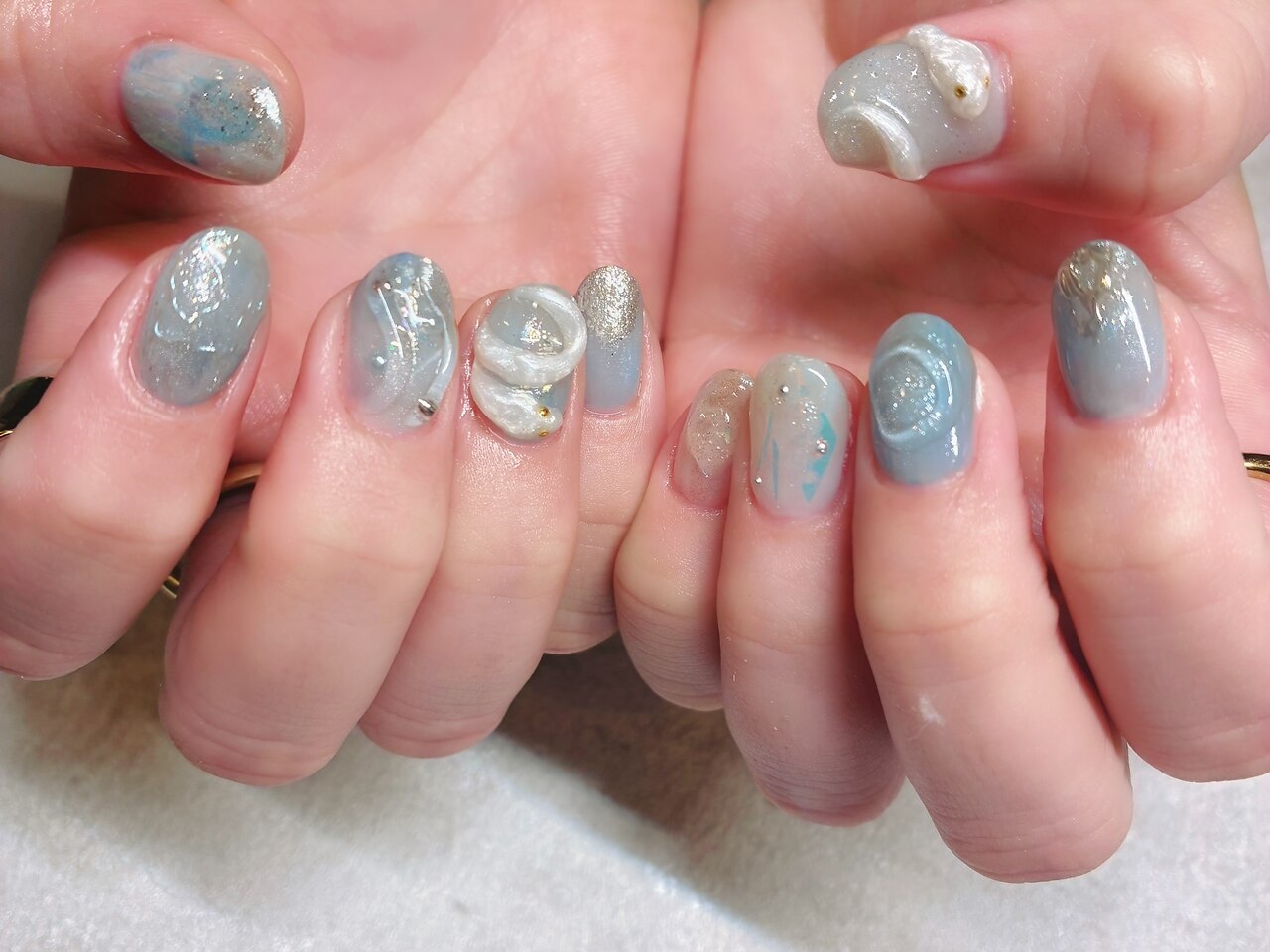 2025年-2026年冬トレンド】ニュアンス 夏のネイルデザイン集｜人気順