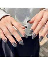 モア ネイル(more nail)/ブラックラメワンカラー