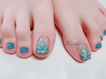 リーチェ ネイルズ(Riche Nails)/花火＊フットネイル