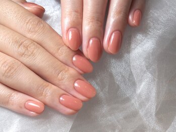 クリア 広尾 恵比寿(CLEAR)/サーモンピンクネイル