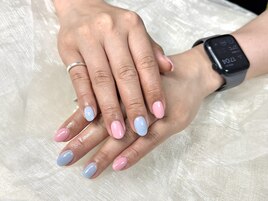 推しカラーネイル2色ok