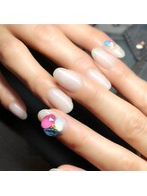 キャプラスネイル ミュウ(CAPLUS NAIL Mew)/カラフルVカットストーン