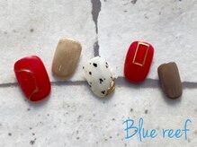 ネイルアンドまつげエクステ ブルーリーフ 四谷三丁目店(Blue Reef)/うずらネイル