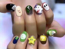 新宿３dネイル ルイージネイル