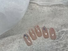 プティ アイビューティ 京橋店(peTiT eyebeauty)/フラワーネイル　キレイめ　