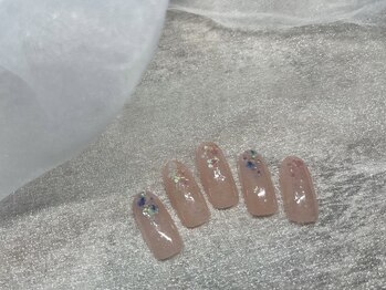 プティ アイビューティ 京橋店(peTiT eyebeauty)/フラワーネイル キレイめ