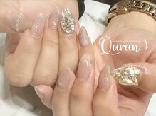 クルン 大阪 御幣島(Qurun)/ストーン埋め尽くしネイル