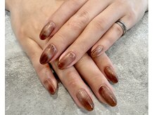 パーチポーチ(PERCH PORCH)/ブラウンマグネットネイル♪