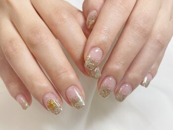 レアリゼ ネイル(Realiser nail)/ラメグラデーション&パーツ