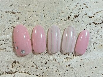 アウロラ 代々木上原(AURORA)/夏ネイル 手描きアート