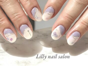 リリー(Lilly)/紫陽花ネイル