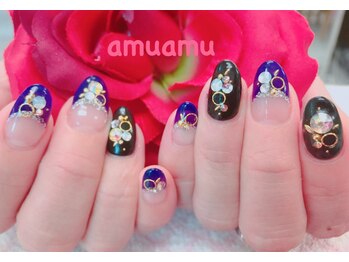 アムアム(amuamu)/ビジューネイル♪