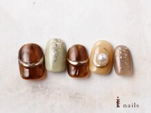 アイネイルズ 横浜EAST店(I-nails)/シアーニュアンスパールネイル