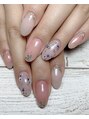 トゥーシェネイルズ(Touche'nails) 押し花ネイル