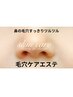 New毛穴すっきりツルツルケア/お肌に優しい毛穴洗浄¥11,000→¥6,600