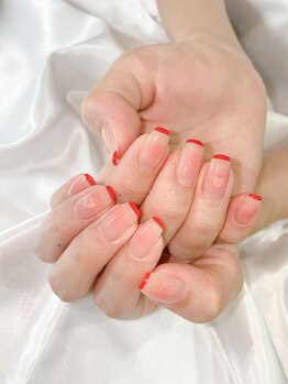 エクラ(eclat)/乙女チークネイル♪