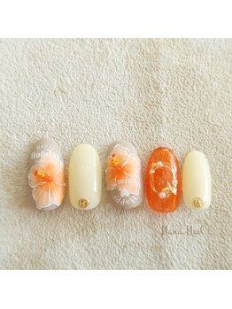 ナナネイル(Nana.Nail)/ハイビスカスネイル