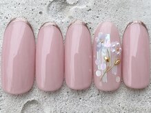 フリークネイル(FREAK Nail)/ワイヤーピンクフラワー ¥8500