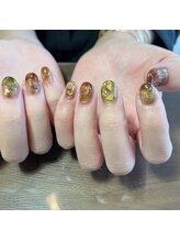 プリュネ(Prune)/ビンテージ/鉱物/ブラウン