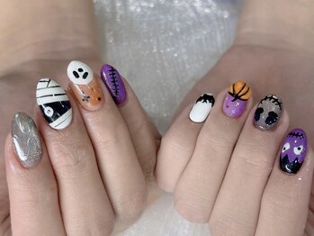 ネイルズバー 新宿店(Nails Bar)/ハロウィンキャラクターネイル