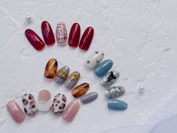 サローネ レジーナ(salone Regina)の写真/《季節感もトレンドも叶う》豊富なデザインから悩まずにおしゃれアートネイルを選べちゃう♪カラー変更OK◎