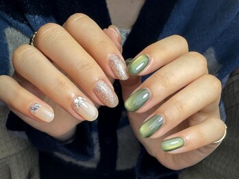 スノー ドロップ(Snow drop)の写真/大切な日のネイルは【Snow drop】におまかせ♪周りと差をつける煌びやかなデザインをご提案します◎