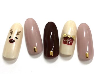 コルン/トナカイネイル♪クリスマス