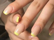 オーラリー ネイル アート メゾン(ORRERY nail art maison)/ハンド / ネオンイエロー