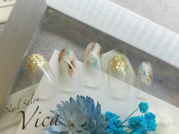 ヴィカ(Vica)/ターコイズニュアンスブルー♪