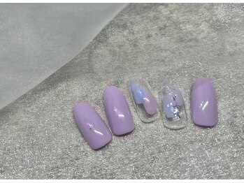 プティ アイビューティ 京橋店(peTiT eyebeauty)/シンプルネイル 春ネイル