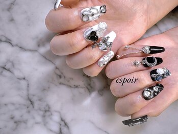 エスポワール(espoir)/ホワイト×ブラック