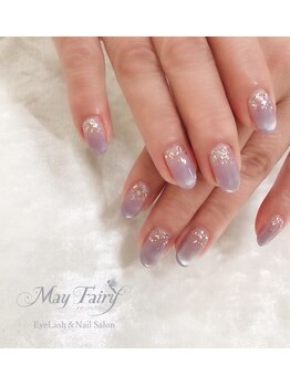 メイ フェアリー 銀座エクステ ネイルサロン(May Fairy)の写真/シンプルデザイン¥6600～カラー300色ご用意☆メイフェアリーイチ押し☆大人気！ロシアンケアもオススメ♪