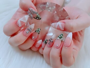リンネイル 新大久保店(Rin Nail)/＃クロス＃バタフライ＃タール