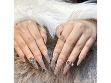 キアラネイルサロン/チップ長さだしワンカラー 