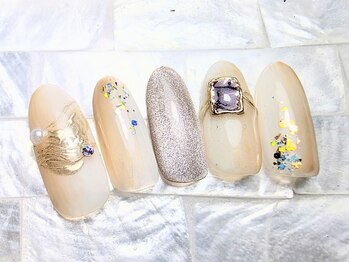 リマイン(Rymine)の写真/【選べる定額デザイン7,000円～9,000円】シンプル～アート、オフィスネイルなどサンプルを多数ご用意♪