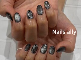 マグネットネイル×フラワー