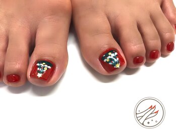 コルン/クリスマスネイル・フットネイル